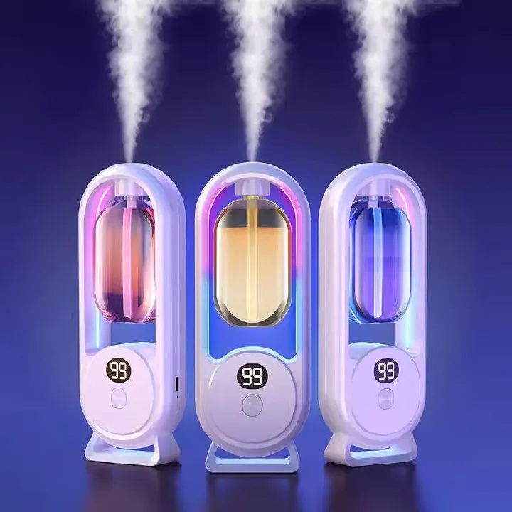 Rechargeable portable aromatherapy machine Essential oil aromatherapy machine Timed air freshener Eliminates odor 5 modes Timed spray