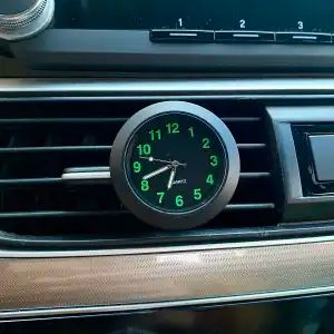 Universal circular car clock sticker, electronic watch, dashboard decoration, car accessories