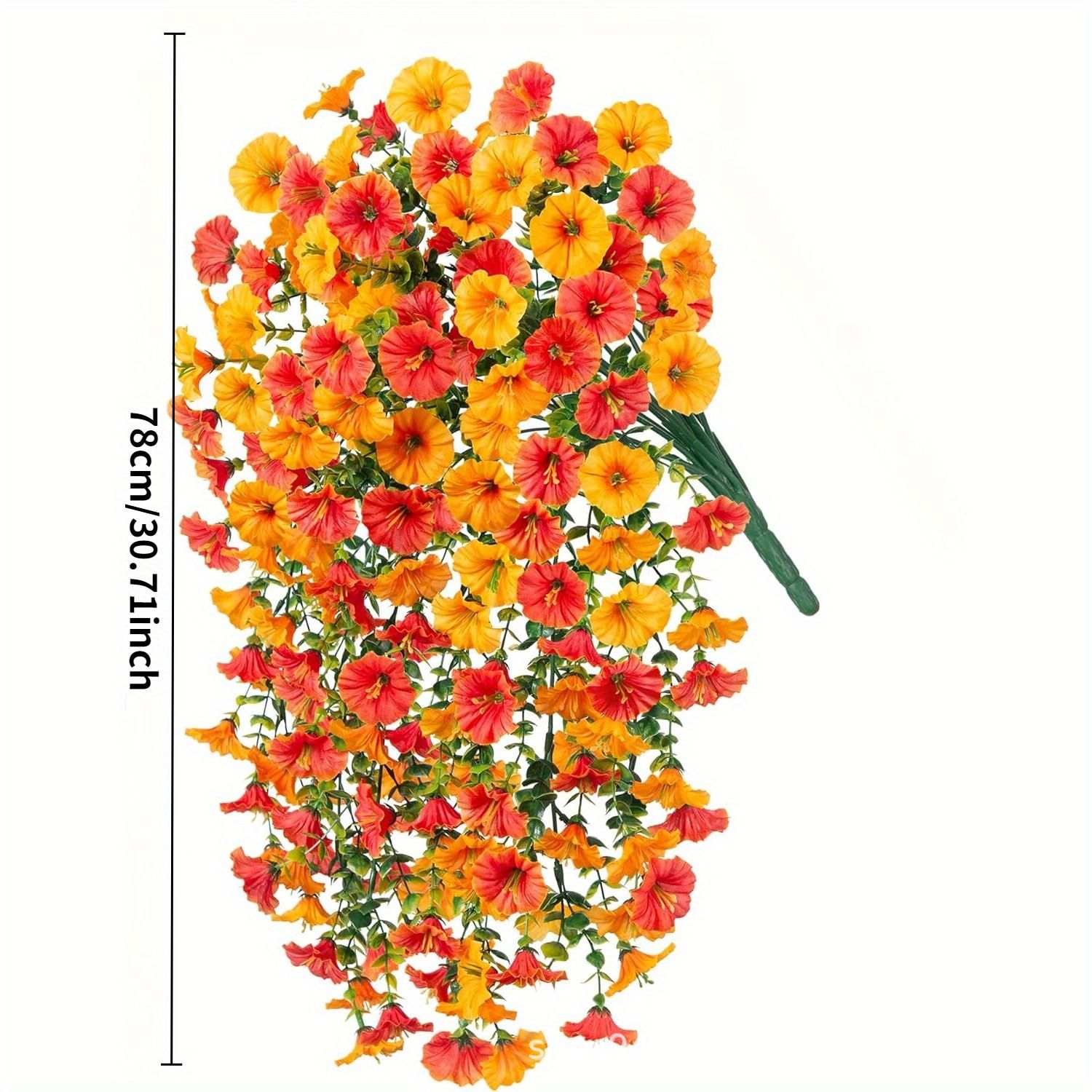 UV resistant artificial hanging flower artificial morning glory outdoor hanging giant plant balcony garden decoration wedding party