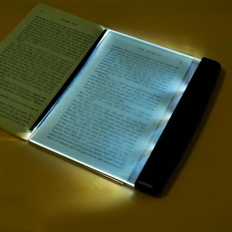 Creative flat LED eye protection desk lamp portable dormitory night light suitable for home bedroom eye protection desk lamp