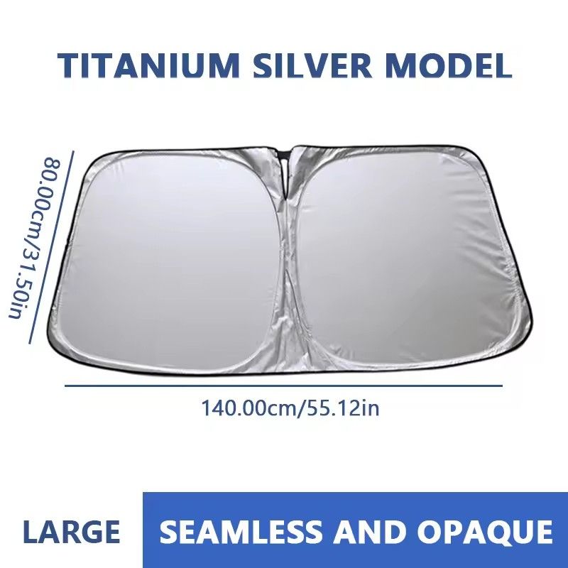 Window sunshade sunshade windshield sunshade protector windshield folding car UV resistant curtain decoration accessories