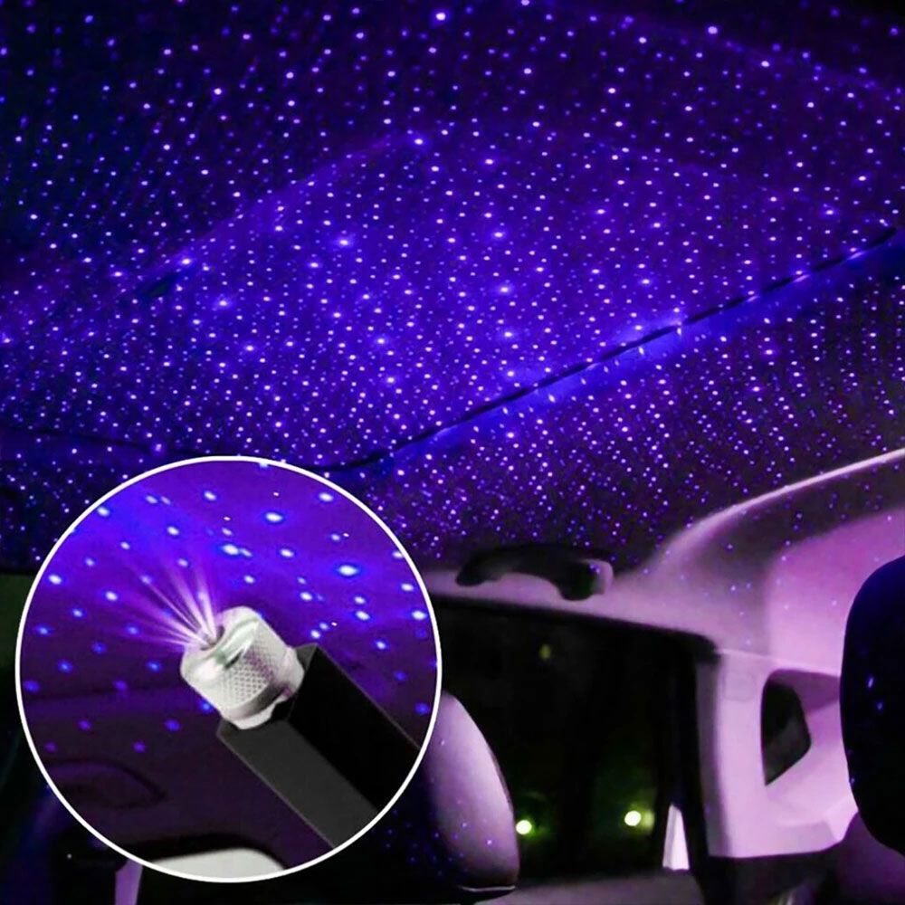 Romantic LED roof starry night light projector atmosphere galaxy light USB decorative light adjustable