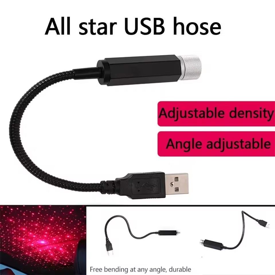 Romantic LED roof starry night light projector atmosphere galaxy light USB decorative light adjustable