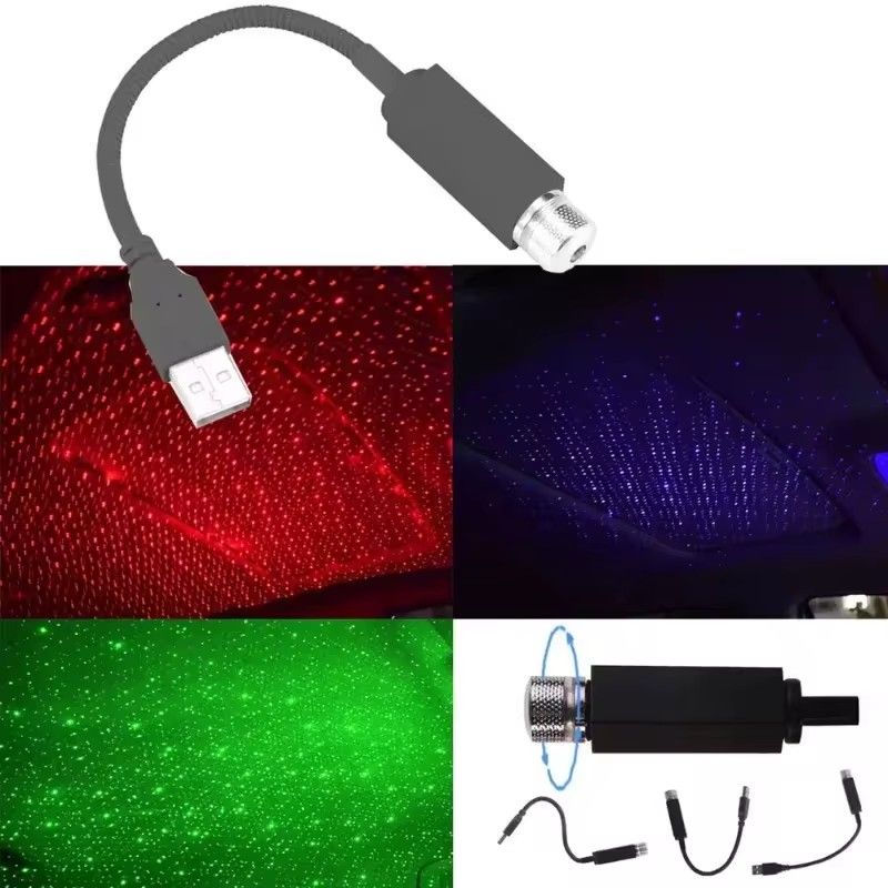 Romantic LED roof starry night light projector atmosphere galaxy light USB decorative light adjustable