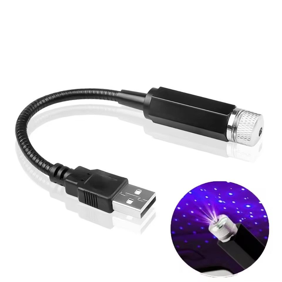 Romantic LED roof starry night light projector atmosphere galaxy light USB decorative light adjustable