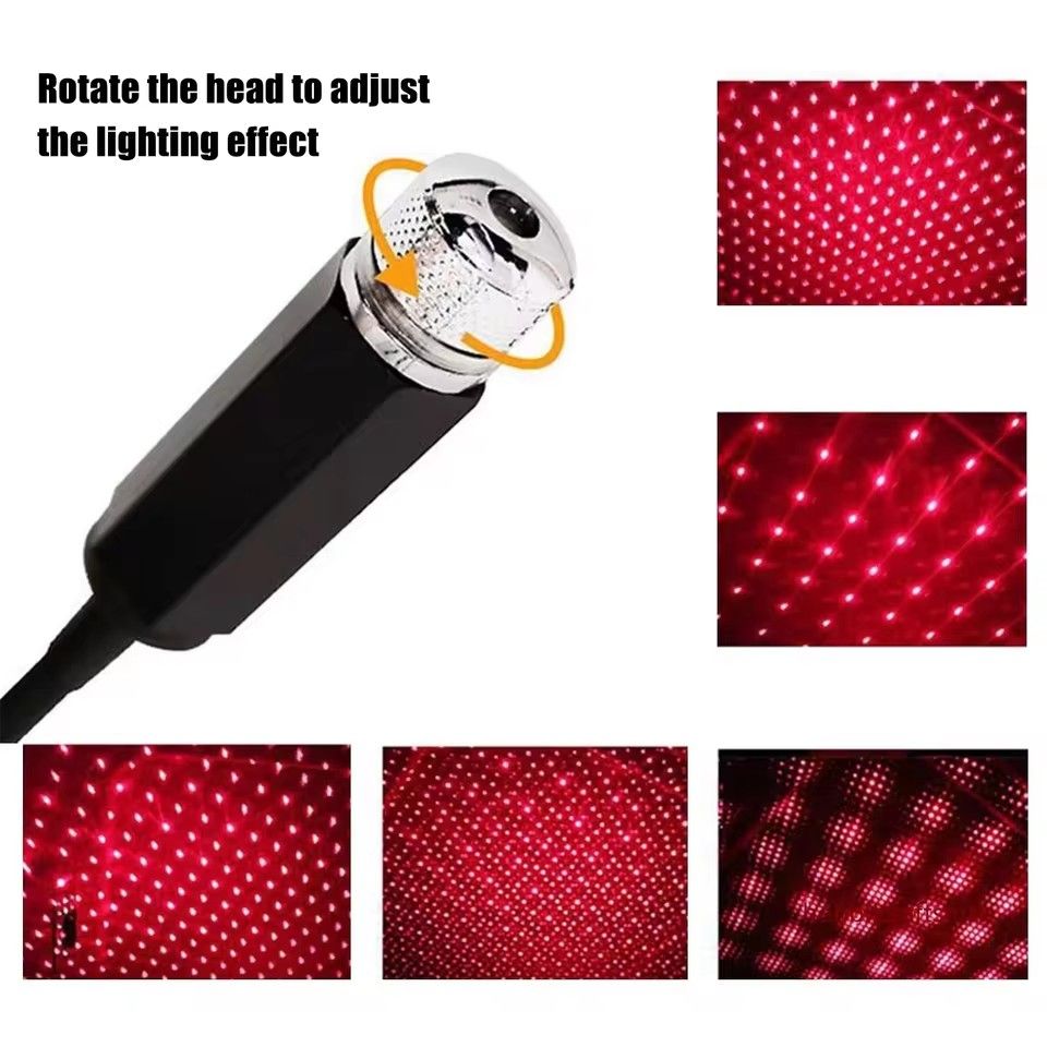 Romantic LED roof starry night light projector atmosphere galaxy light USB decorative light adjustable