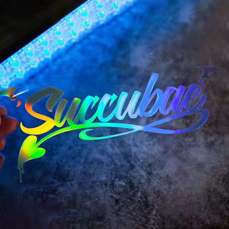 Cute demon fairy car stickers, window decorations, body stickers, waterproof stickers, motorcycle stickers