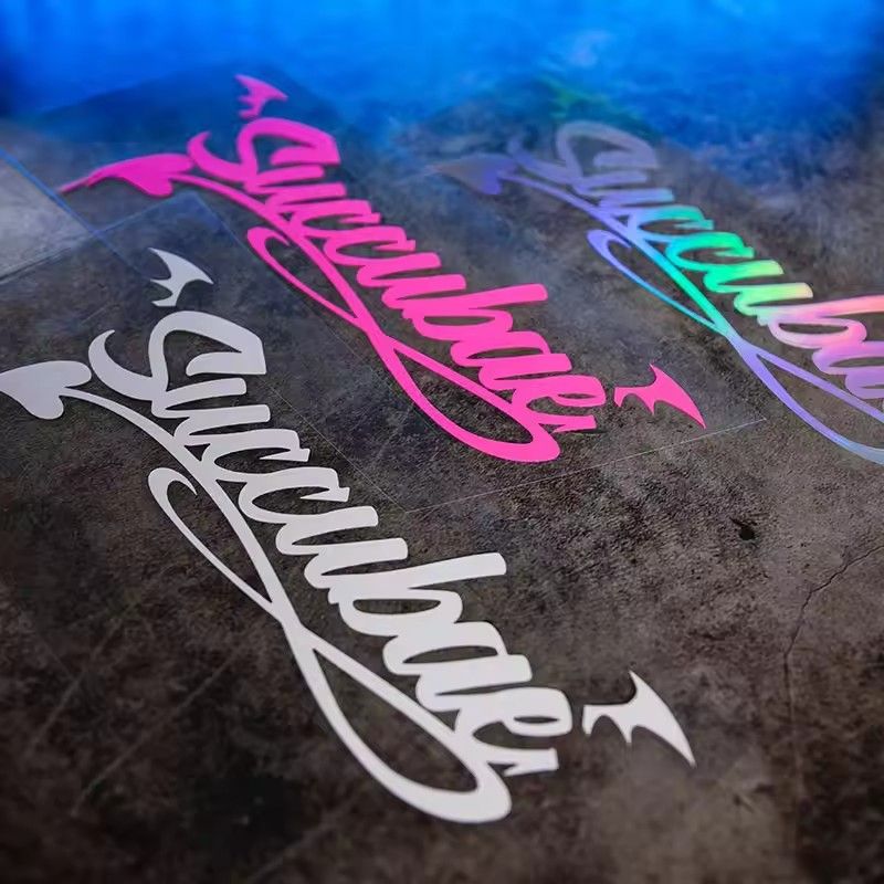 Cute demon fairy car stickers, window decorations, body stickers, waterproof stickers, motorcycle stickers