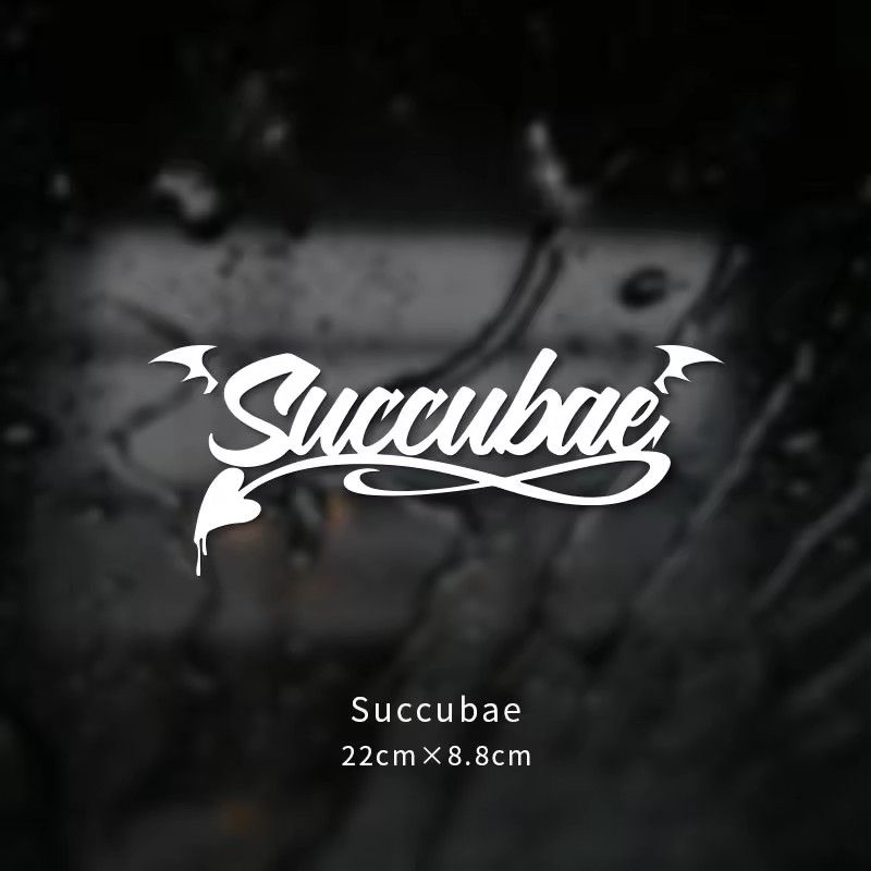 Cute demon fairy car stickers, window decorations, body stickers, waterproof stickers, motorcycle stickers