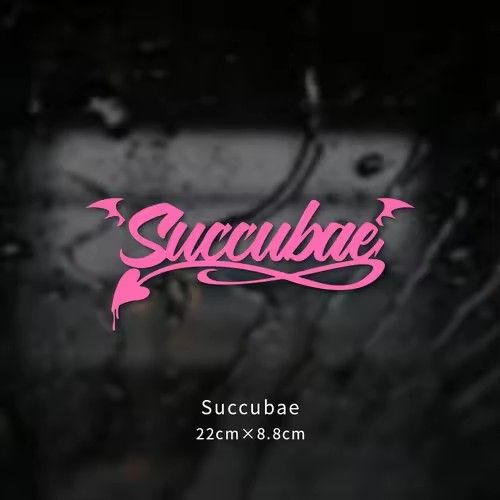 Cute demon fairy car stickers, window decorations, body stickers, waterproof stickers, motorcycle stickers