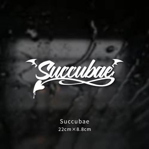 Cute demon fairy car stickers, window decorations, body stickers, waterproof stickers, motorcycle stickers