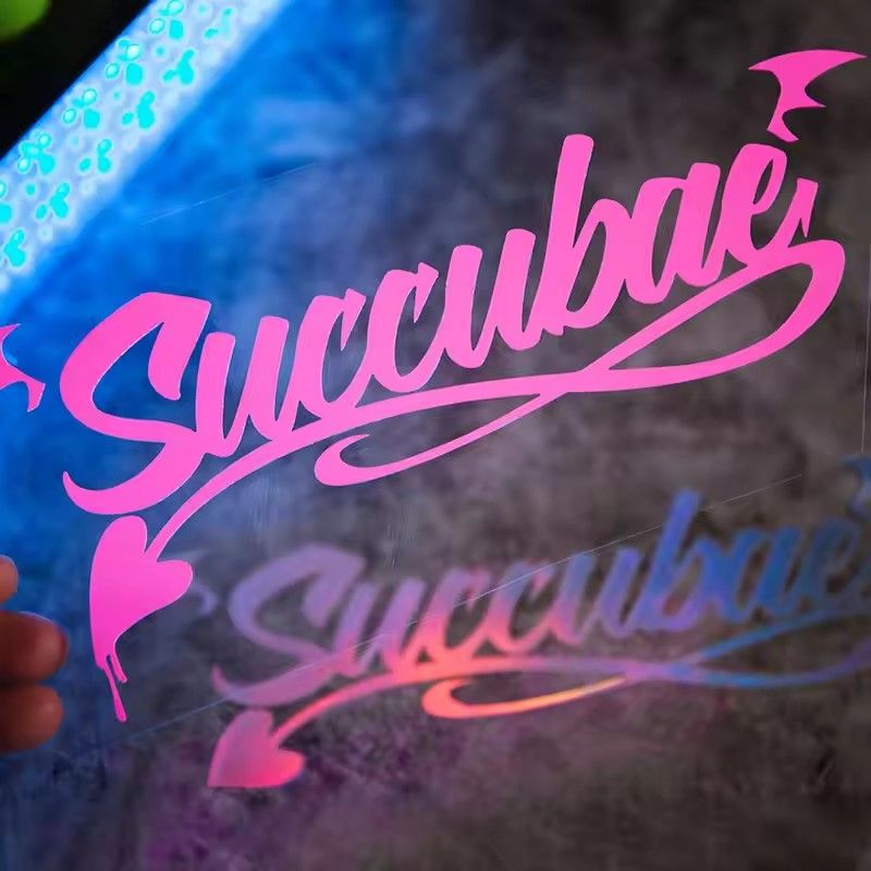 Cute demon fairy car stickers, window decorations, body stickers, waterproof stickers, motorcycle stickers