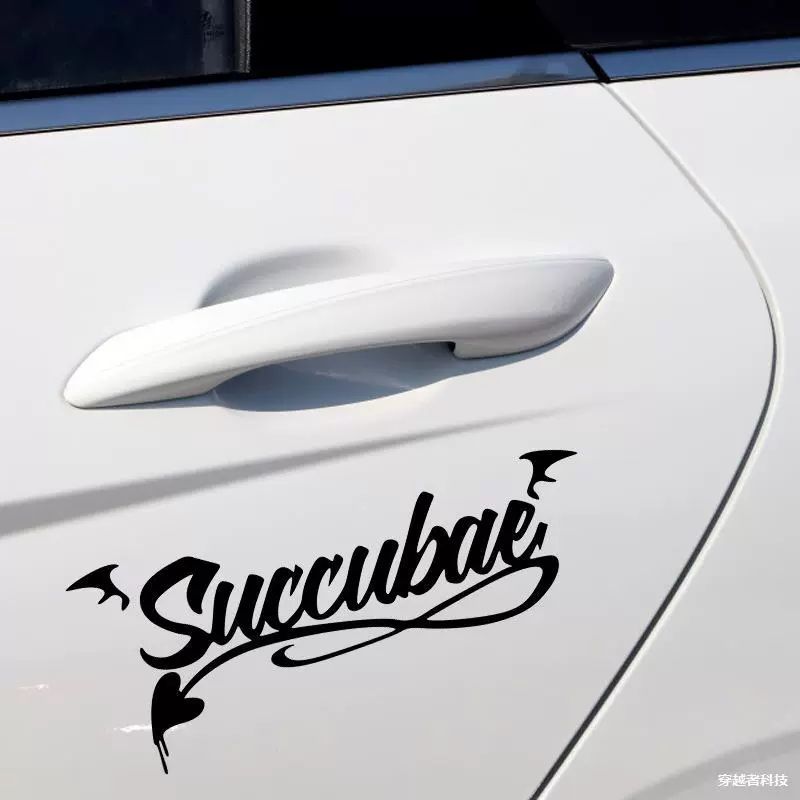 Cute demon fairy car stickers, window decorations, body stickers, waterproof stickers, motorcycle stickers