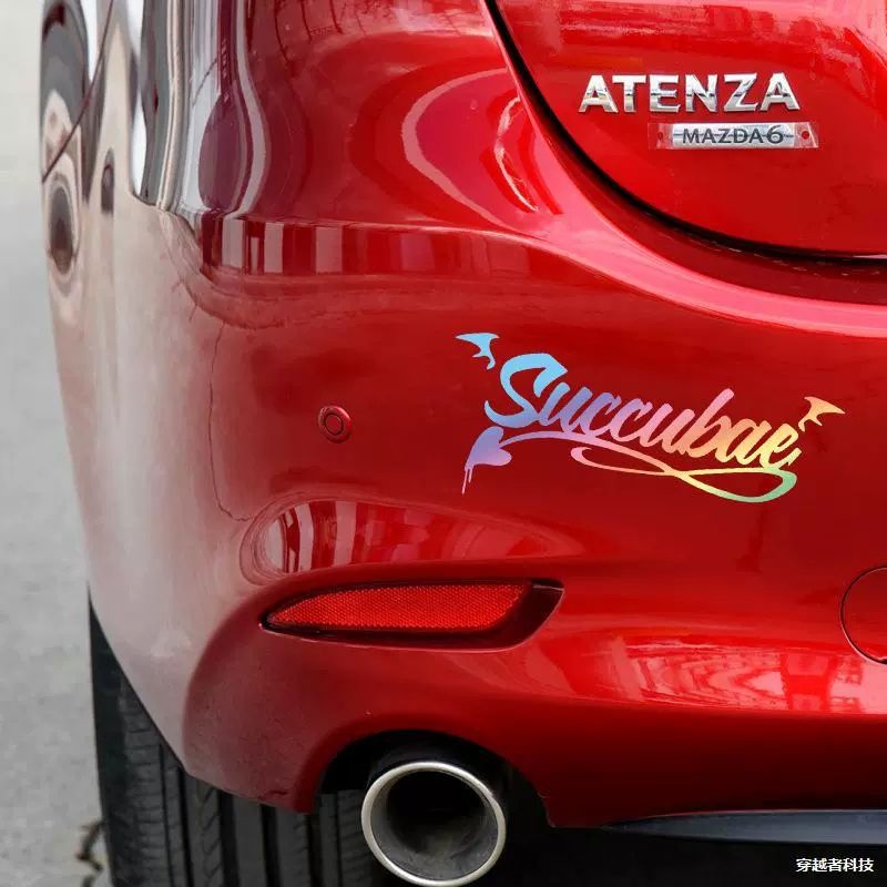 Cute demon fairy car stickers, window decorations, body stickers, waterproof stickers, motorcycle stickers