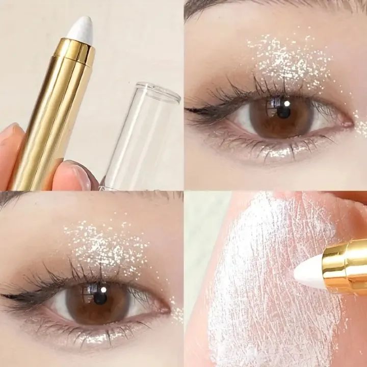 6 color eye shadow pen eye makeup Lying silkworm pen double head high light pen eye shadow stick women view 4