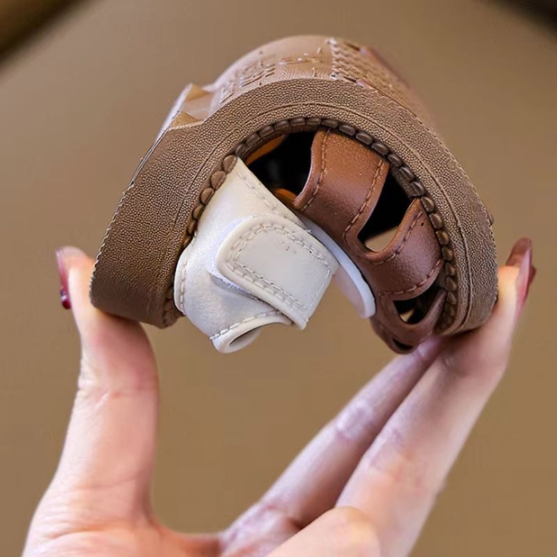 Baby girl sandals summer girls' plastic anti urine soft bottom anti slip baby sandals for toddlers 01-2-3 years old