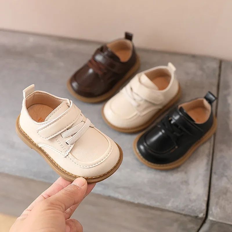 Baby men's shoes, toddler shoes, newborn baby's walking shoes, party, wedding, baby's soft PU leather shoes
