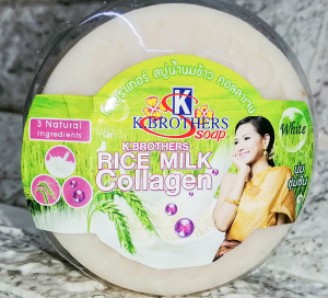 Rice Milk and Collagen  Soap by  K-Brothers- 160g
