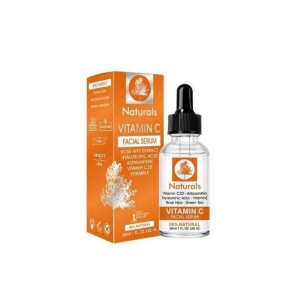 NATURALS VITAMIN C FACIAL SERUM WITH ROSEHIP EXTRACTS HYALURONIC ACID ASTAXANTHAN AND VITAMIN E
- 30 ML