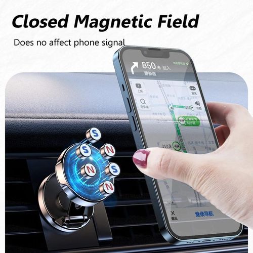 720 Degree Foldable Strong Magnetic Car Phone Holder