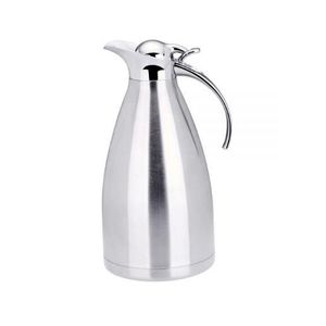 2.0L Stainless Steel Vacuum Coffee Pot Vacuum Thermos Flask Kettle Silver 2L