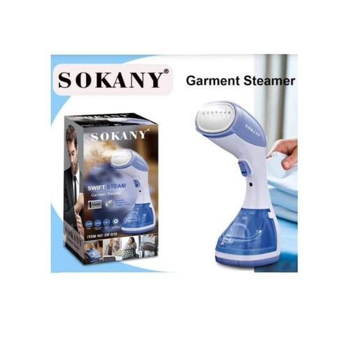 Sokany Portable Travel Handheld Garment Steamer Iron Perfectly distributes steam to remove stubborn winkles on all types of light clothing, curtains, bedding, table liners, automotive interior