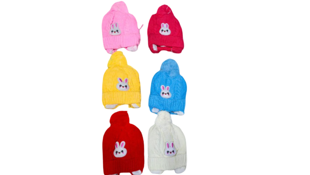3 Pcs Baby/Newborn/Kids Marvin,hat,Kofia - Warm, Cozy hat for Toddlers and Children, Cute Cartoon Design Ideal for Cold Weather, Unisex & Colorful.