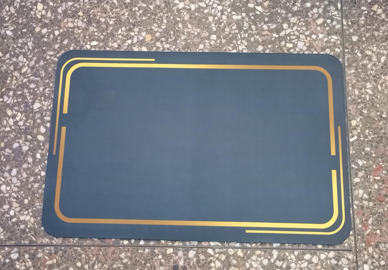 Premium Heavy-Duty Non-Slip Rubber Door Mat – Waterproof, Dirt-Trapping Heavy-Duty Non-Slip Rubber Door Mat – Waterproof, Dirt-Trapping & Easy-Clean Entrance Rug for Indoor/Outdoor Use 38x58cm