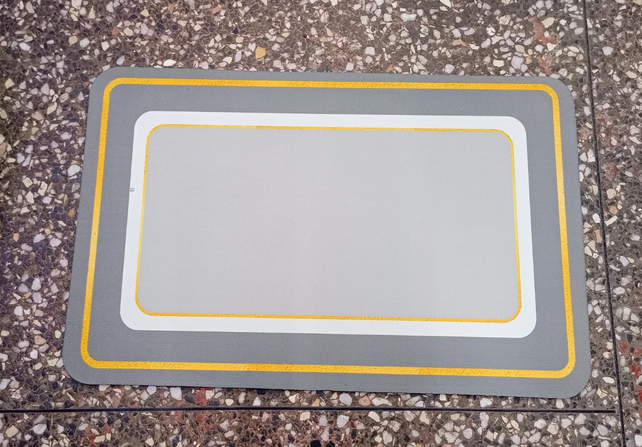 Premium Heavy-Duty Non-Slip Rubber Door Mat – Waterproof, Dirt-Trapping Heavy-Duty Non-Slip Rubber Door Mat – Waterproof, Dirt-Trapping & Easy-Clean Entrance Rug for Indoor/Outdoor Use 38x58cm
