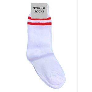 3 Pairs Comfortable Cotton Schools Socks Striped School Socks Uniform Socks for Boys & Girls Suitable for Primary and High school