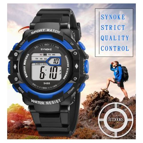 Digital Sport Watch for Kids, Children, Boys, Girls – Waterproof Outdoor Wristwatch with Alarm, Backlight, and Stopwatch for Men & Boys Suitable for teens, students, athletes, and outdoor lovers