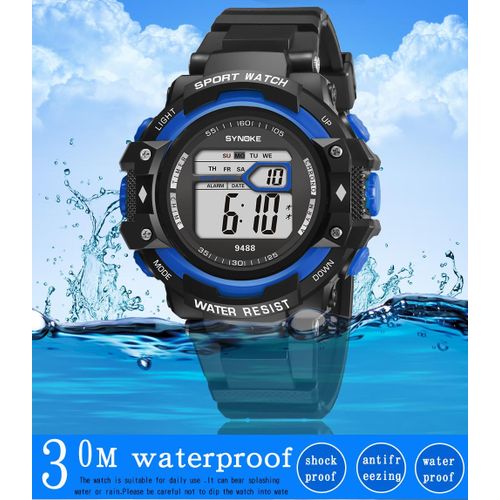 Digital Sport Watch for Kids, Children, Boys, Girls – Waterproof Outdoor Wristwatch with Alarm, Backlight, and Stopwatch for Men & Boys Suitable for teens, students, athletes, and outdoor lovers