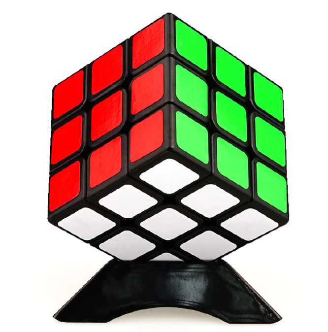 PADEL High Quality Professional Rubik's Cube 3x3x3 Quick Turn Rubik's Cube Pocket Puzzle Durable Design Rubik's Cube for Kids to Improve Cognitive Skills Perfect Toy Gift