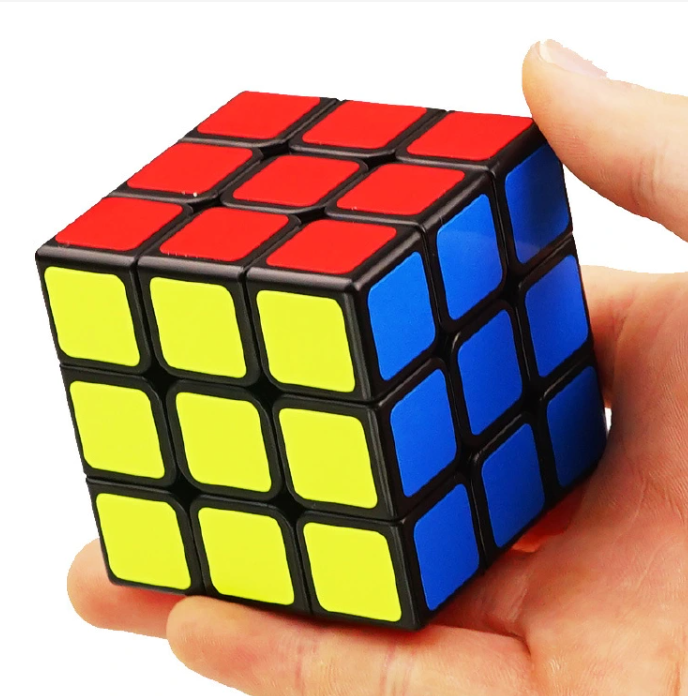 PADEL High Quality Professional Rubik's Cube 3x3x3 Quick Turn Rubik's Cube Pocket Puzzle Durable Design Rubik's Cube for Kids to Improve Cognitive Skills Perfect Toy Gift