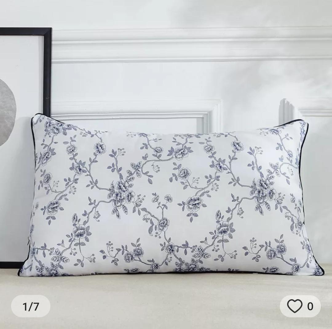 2PCS Set of Premium Pillows Ultra-Soft & Comfortable Bed Pillows Soft & Breathable Fabric– Fluffy, Supportive & Perfect for All Sleepers  Fluffy Fiber Filling Supportive Comfort Easy to Maintain