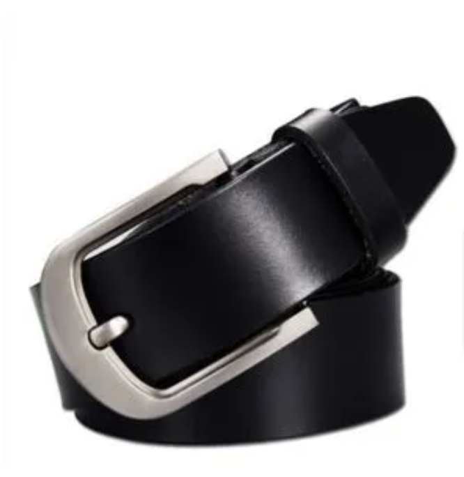 Men's Reversible Double Sided Belt | Genuine Leather | Black & Brown Two-in-One Dress Belt with Quick-Release Buckle