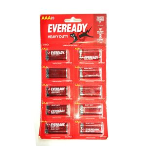 Eveready Super Heavy Duty Batteries - Pack of 10 Pairs (20 Pieces) AA & AAA Size for Clocks, Remotes, Toys, Torches - Long Lasting Power
