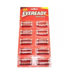 Eveready Super Heavy Duty Batteries - Pack of 10 Pairs (20 Pieces) AA & AAA Size for Clocks, Remotes, Toys, Torches - Long Lasting Power