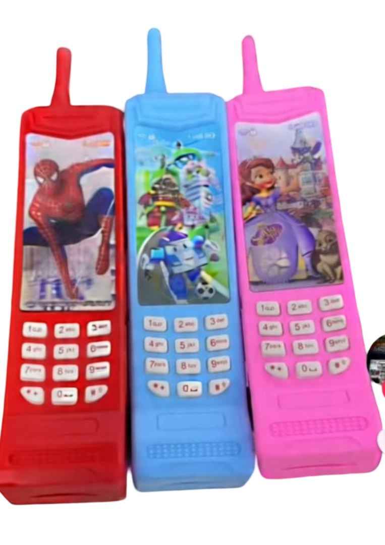 Kids Toy Phone - Interactive Learning Phone with LED Lights and Music - Pretend Play Phone for Baby Toddlers and Preschoolers Compact, lightweight, and perfectly sized for little hands