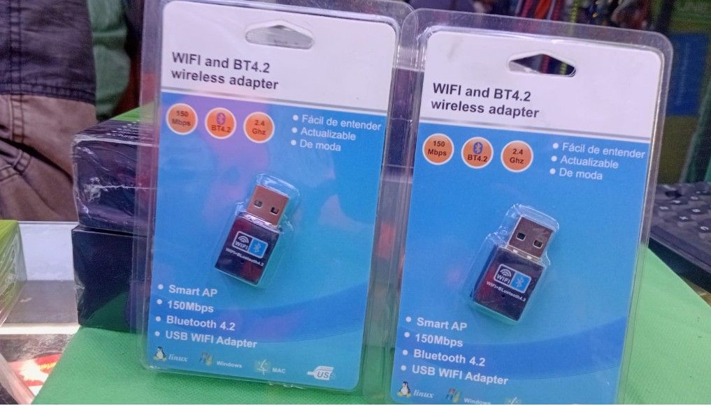 USB WiFi Adapter AC600 Dual Band 2.4G/5GHz Driver-Free Wireless Network Dongle for PC Desktop Laptop - Windows 11/10/8/7 Mac OS Plug and Play 150Mbps for longer range & faster for high-speed activitie