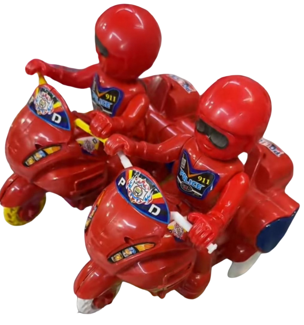 Kids Police Motorcycle Toy  Police-Themed Toddler Motorcycle Toy for Outdoor & Indoor Play Police Bike for Boys and Girls