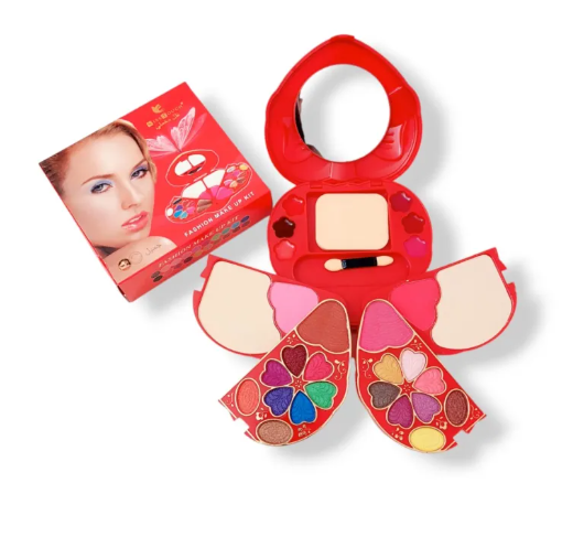 Dreamy Color 3-in-1 Makeup Set Palette – Blush, Highlighter, Eyeshadow & Lip Tint Portable  Features Complementary Shades for Eyes, Lips & Cheeks in one Sleek Palette Compact Slim Design with a Mirror view 3