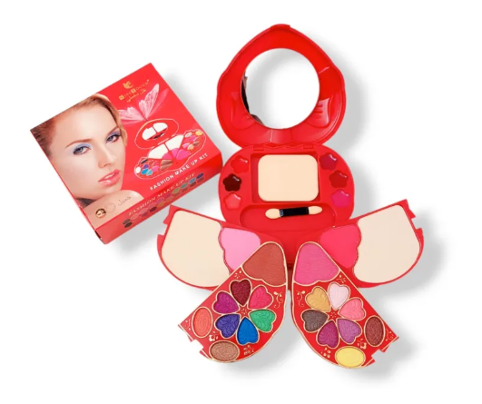 Dreamy Color 3-in-1 Makeup Set Palette – Blush, Highlighter, Eyeshadow & Lip Tint Portable  Features Complementary Shades for Eyes, Lips & Cheeks in one Sleek Palette Compact Slim Design with a Mirror view 5