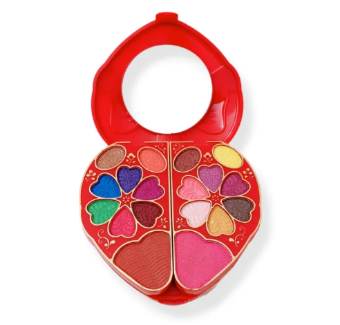 Dreamy Color 3-in-1 Makeup Set Palette – Blush, Highlighter, Eyeshadow & Lip Tint Portable  Features Complementary Shades for Eyes, Lips & Cheeks in one Sleek Palette Compact Slim Design with a Mirror view 7