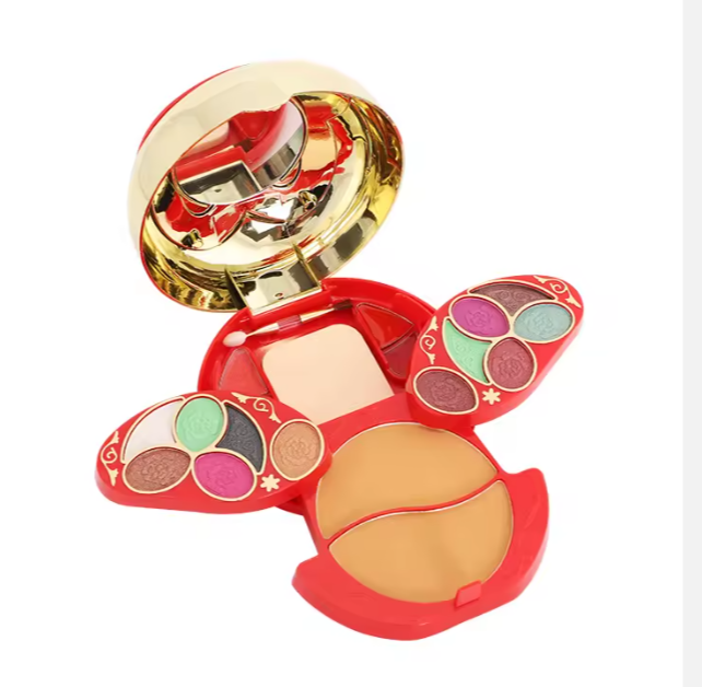 Dreamy Color 3-in-1 Makeup Set Palette – Blush, Highlighter, Eyeshadow & Lip Tint Portable  Features Complementary Shades for Eyes, Lips & Cheeks in one Sleek Palette Compact Slim Design with a Mirror view 2