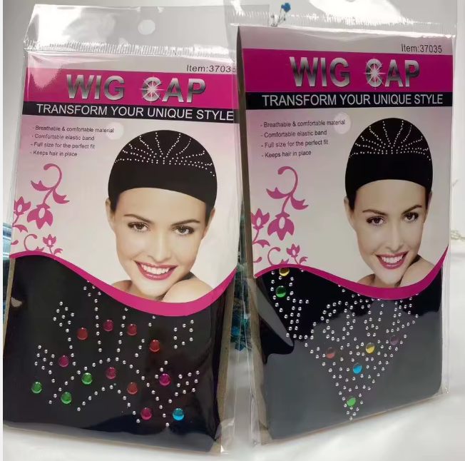 3PCS Transparent Stretchy Wig Caps – Nude Weave Caps for Braids, Wigs, Locs & Protective Styling