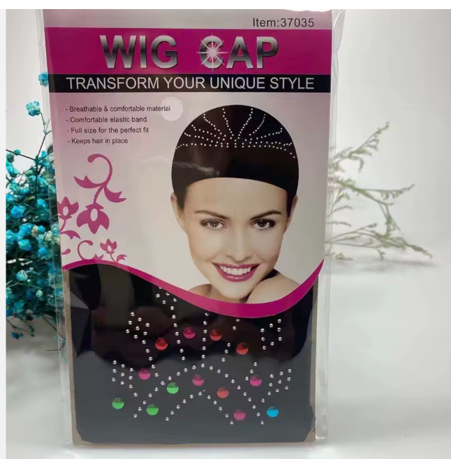 3PCS Transparent Stretchy Wig Caps – Nude Weave Caps for Braids, Wigs, Locs & Protective Styling