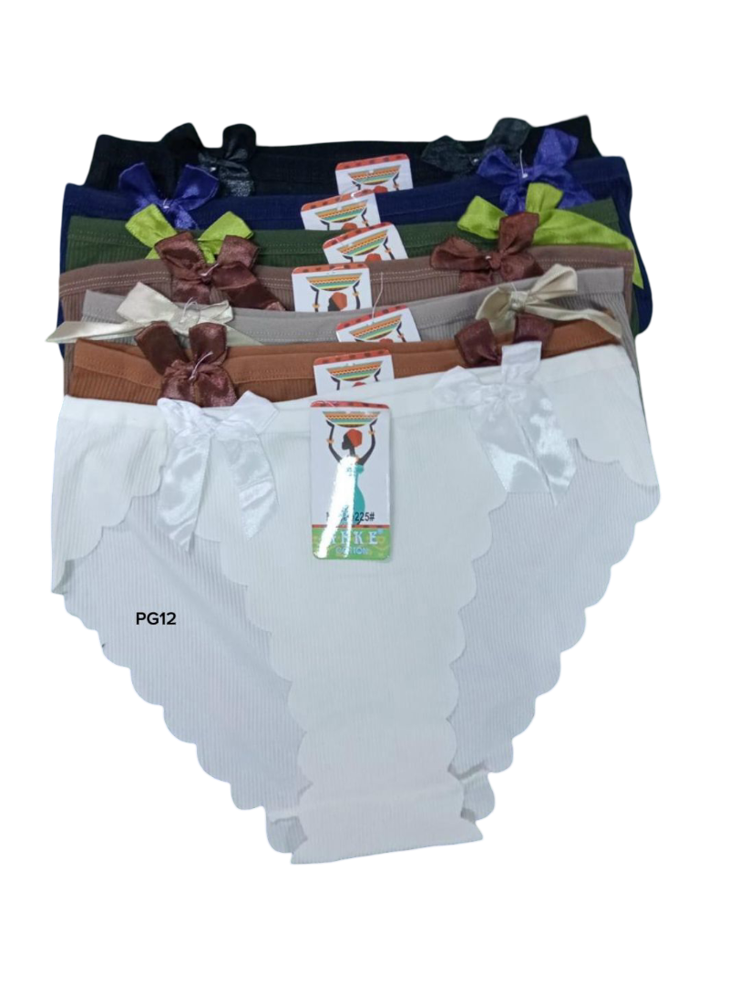 6-Pack Women's Panties Invisible Underwear Soft Comfortable Breathable Briefs for Women - Multipack Assorted Colors