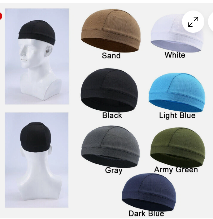 Plain Breathable Skull Cap - Lightweight, Moisture-Wicking Beanie for Men & Women, Unisex Seamless Headwear for Sports, Running, and Cold Weather