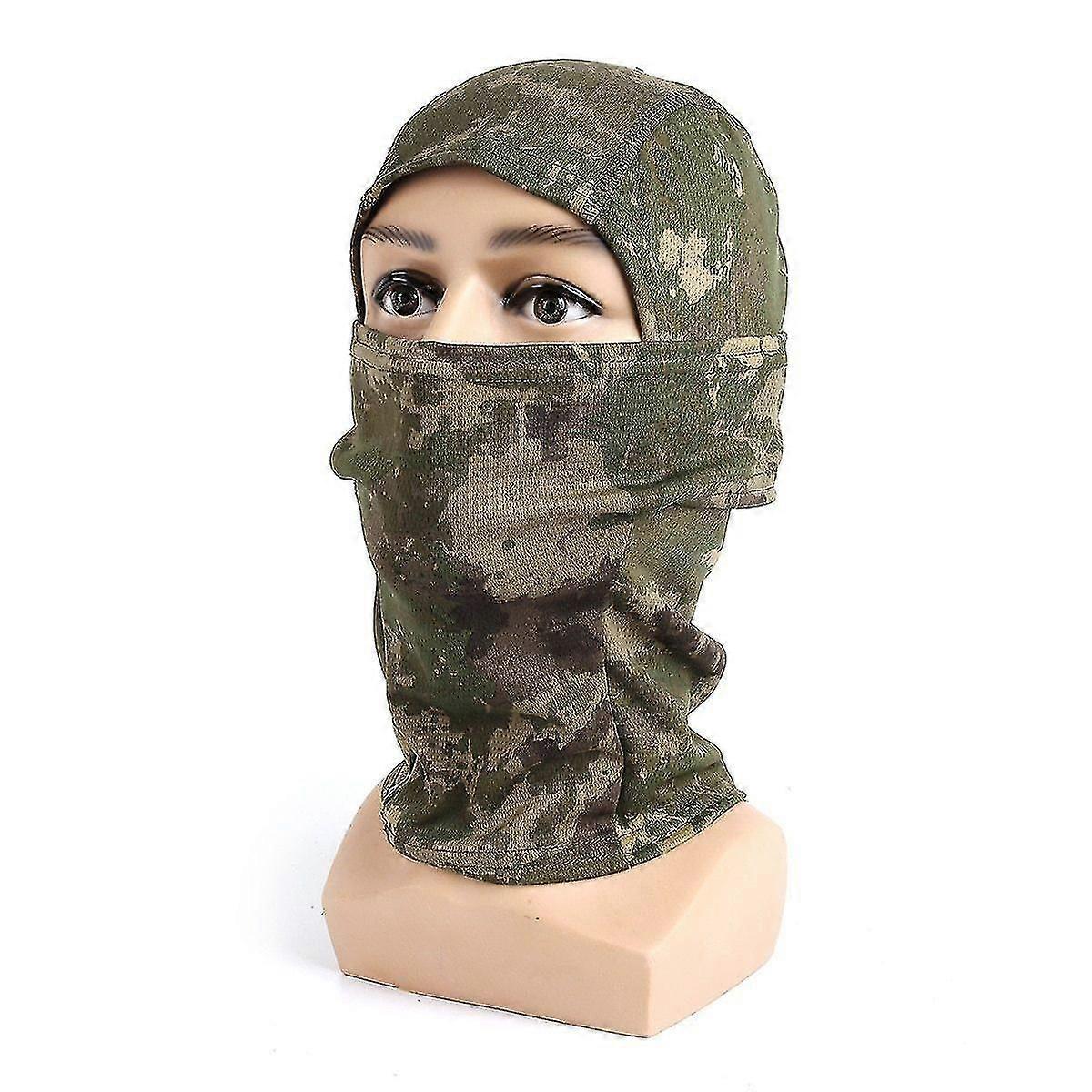 Tactical Camouflage Balaclava - Cold Weather Mask for Outdoor Sports, Hunting, Airsoft, and Motorcycling, Windproof & Breathable Full-Face Cover